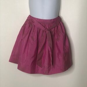 Jeanine Johnsen silk taffeta tie waist skirt